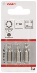 Bosch ExtraHard T20*25 mm 3'lü