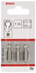 Bosch ExtraHard T25*25 mm 3'lü