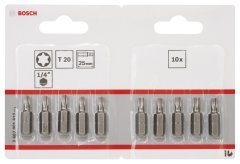Bosch ExtraHard T20*25 mm 10'lu