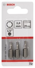 Bosch ExtraHard HEX2*25 mm 3'lü