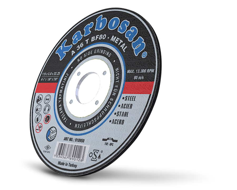 Karbosan Nk Thin Line Kesme Taşı 125x1.0x22.23