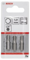 Bosch ExtraHard HEX5*25 mm 3'lü