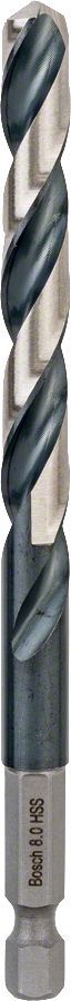 Bosch Impact Ctrl HSS 8,0*117mm 5'li Paket