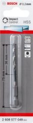Bosch Impact Ctrl HSS 3,2*75mm