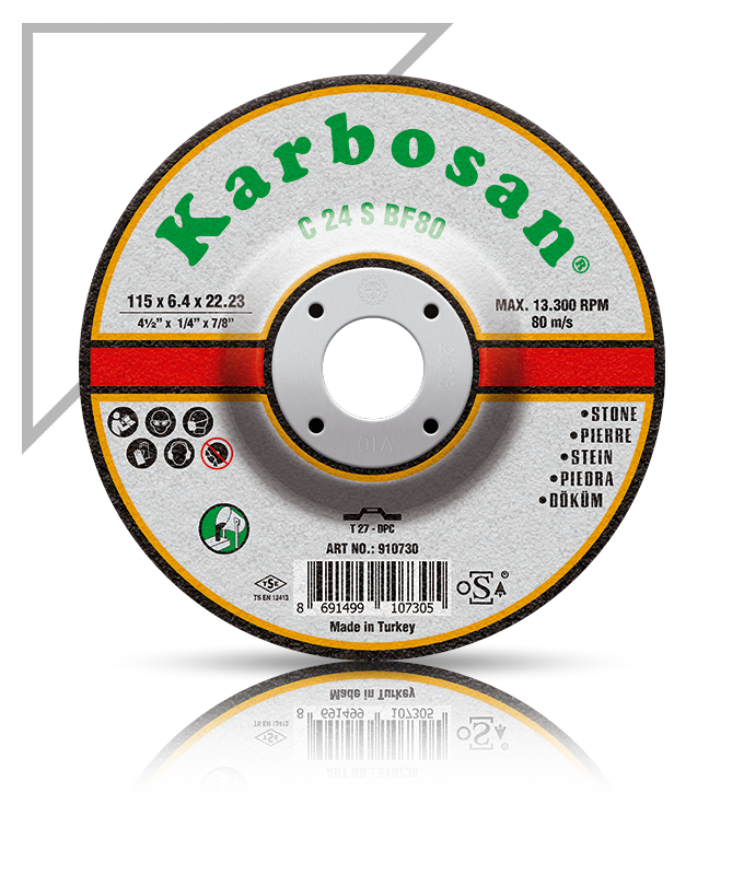 Karbosan Pik Döküm Taşlama Taşı 230x8.0x22.23