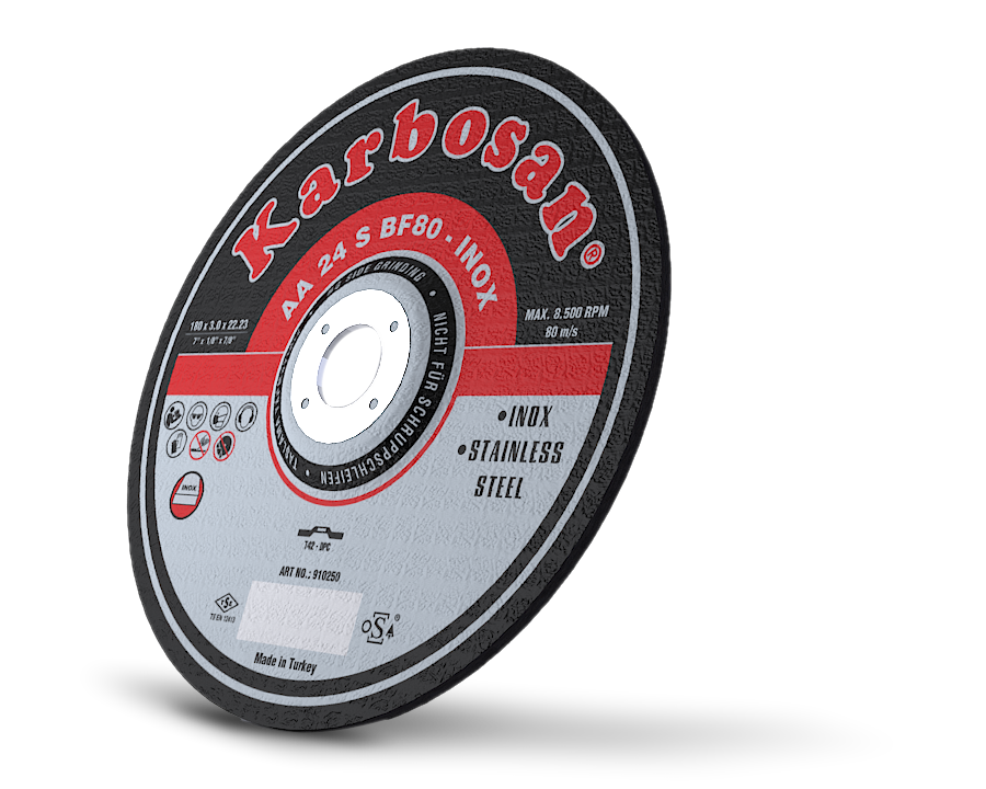 Karbosan Thin Line Inox Kesme Taşı 125x1.0x22.23