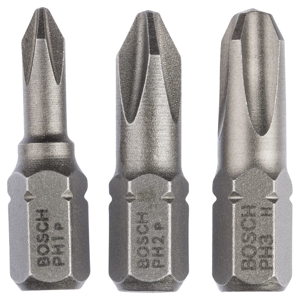 Bosch 3 Parça ExtraHard PH1/2/3*25 mm
