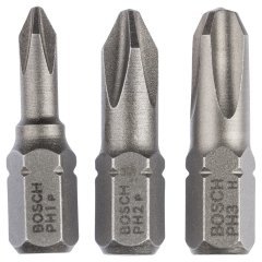 Bosch 3 Parça ExtraHard PH1/2/3*25 mm