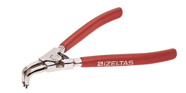 İzeltaş Dış Segman Pense Yaylı Eğri 170 mm
