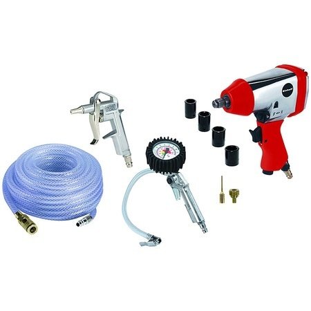 Einhell Havalı Alet Seti - 10 Parça Kompresör set