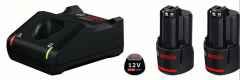 Bosch 12V Akü-Şarj Cihazı Seti