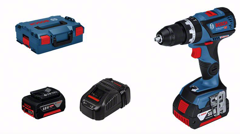 Bosch GSB 18V-60 C Professional 18 V 5.0 Ah Çift Akülü Darbeli Matkap