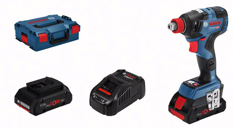 Bosch GDX 18V-200 C 2 x 4,0 Ah ProCORE18V Akülü Darbeli Somun Sıkma