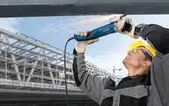 Bosch GWS 15-125 CIEH Avuç Taşlama + 125*2,5 mm Metal Disk Hediye