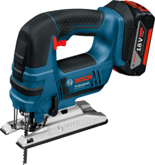 Bosch Professional GST 18 V-LI B 5,0 Ah Çift Akülü Dekupaj Testere - L-boxx Çantalı