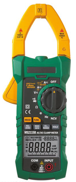 Mastech MS2115B True RMS 1000A Pens Ampermetre