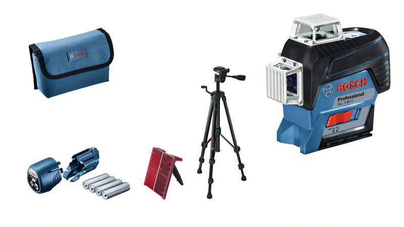 Bosch GLL 3-80 C Hizalama Lazeri + BT 150 Tripod