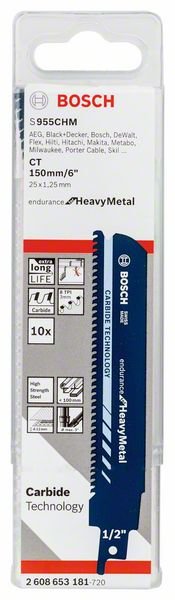 Bosch S 955 CHM Endurance for Heavy Metal 10'li