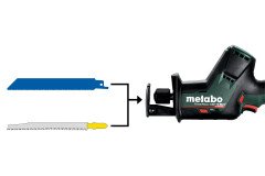 Metabo Powermaxx SSE 12 BL / 2.0 Akülü Panter Testere 2x2.0Ah