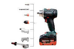 Metabo BS 18 LTX BL QI / 5.2 Akülü Matkap ve Vidalama 2x5.2Ah