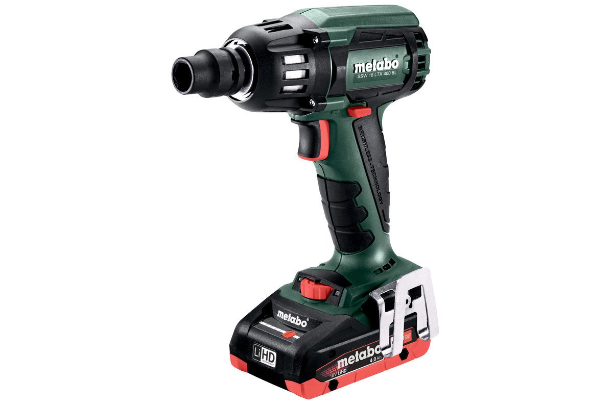 Metabo SSW 18 LTX 400 BL / 4.0 Akülü Somun Sıkma 2x4.0Ah