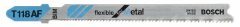 Bosch T 118 AF Flexible for Metal 5 'li