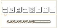 MTE HSS-E DIN 338 Matkap Ucu 2.40 mm- Gümüş Seri