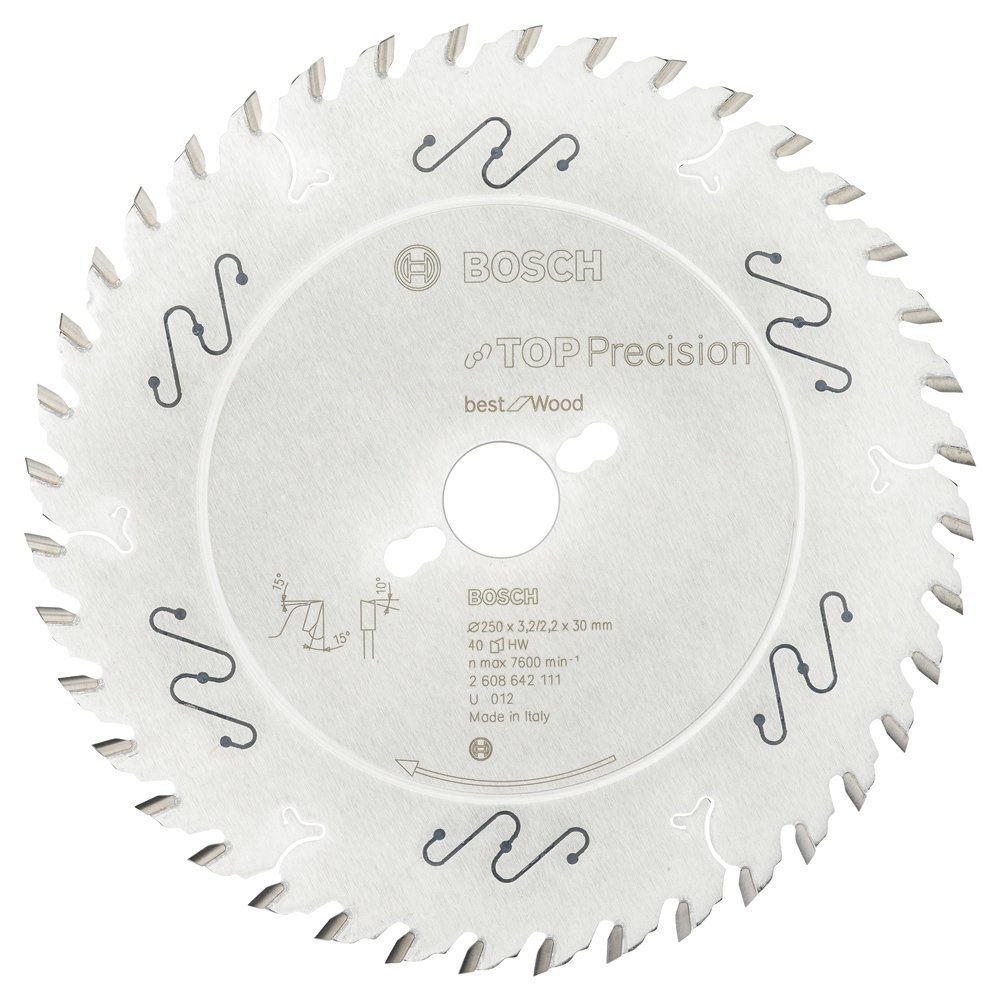 Bosch Best for Wood 250x30 mm 40 Diş