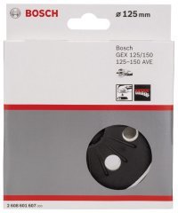 Bosch 125 mm Zımp. Tabanı Orta Sertlikte (GEX)