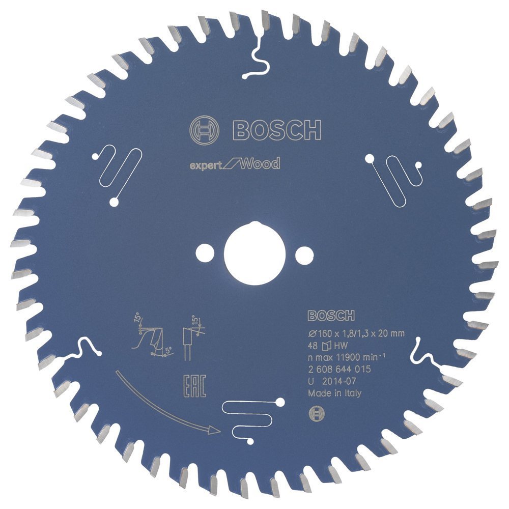 Bosch Expert for Wood 160x20 mm 48 Diş