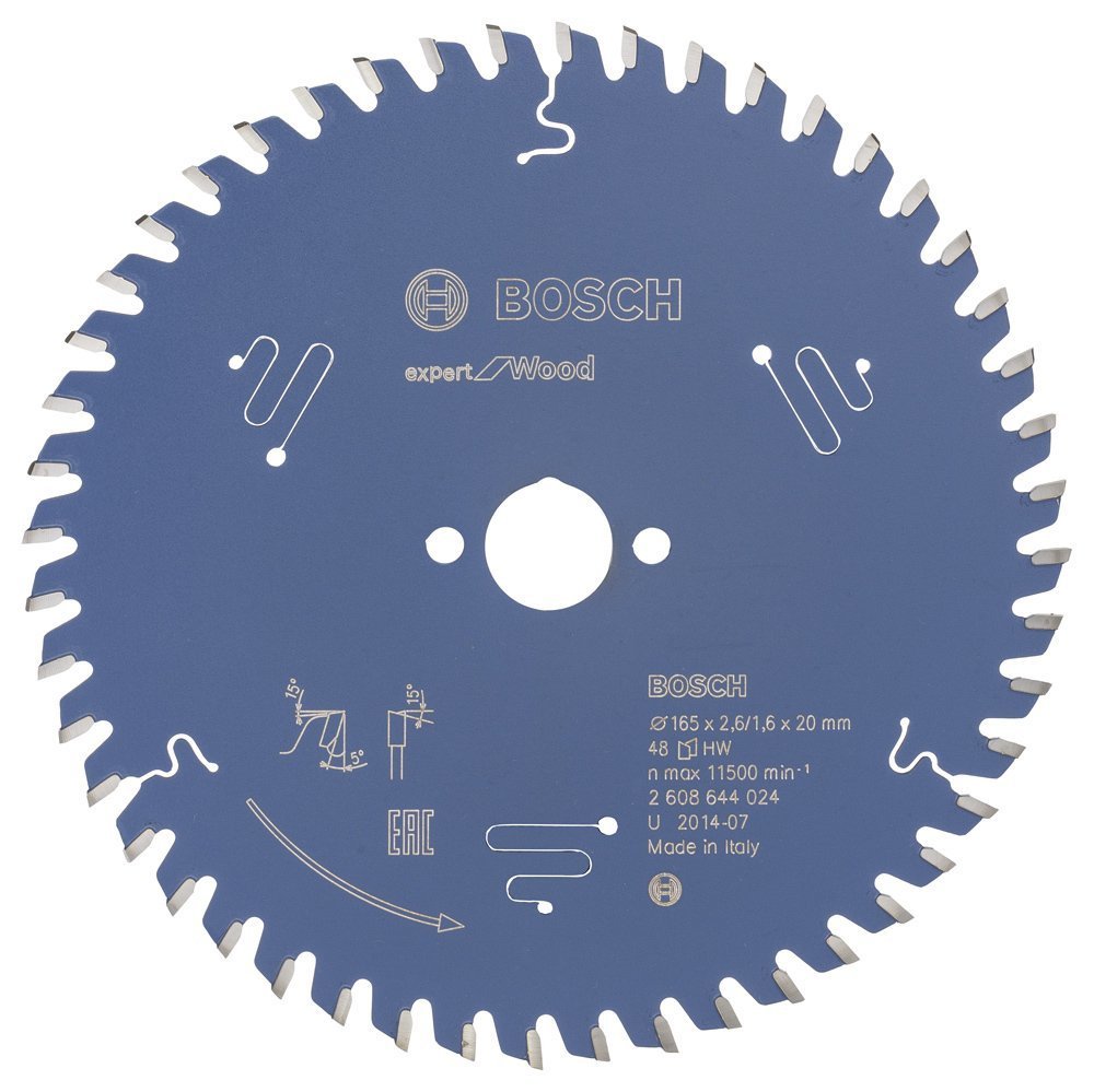 Bosch Expert for Wood 165x20 mm 48 Diş