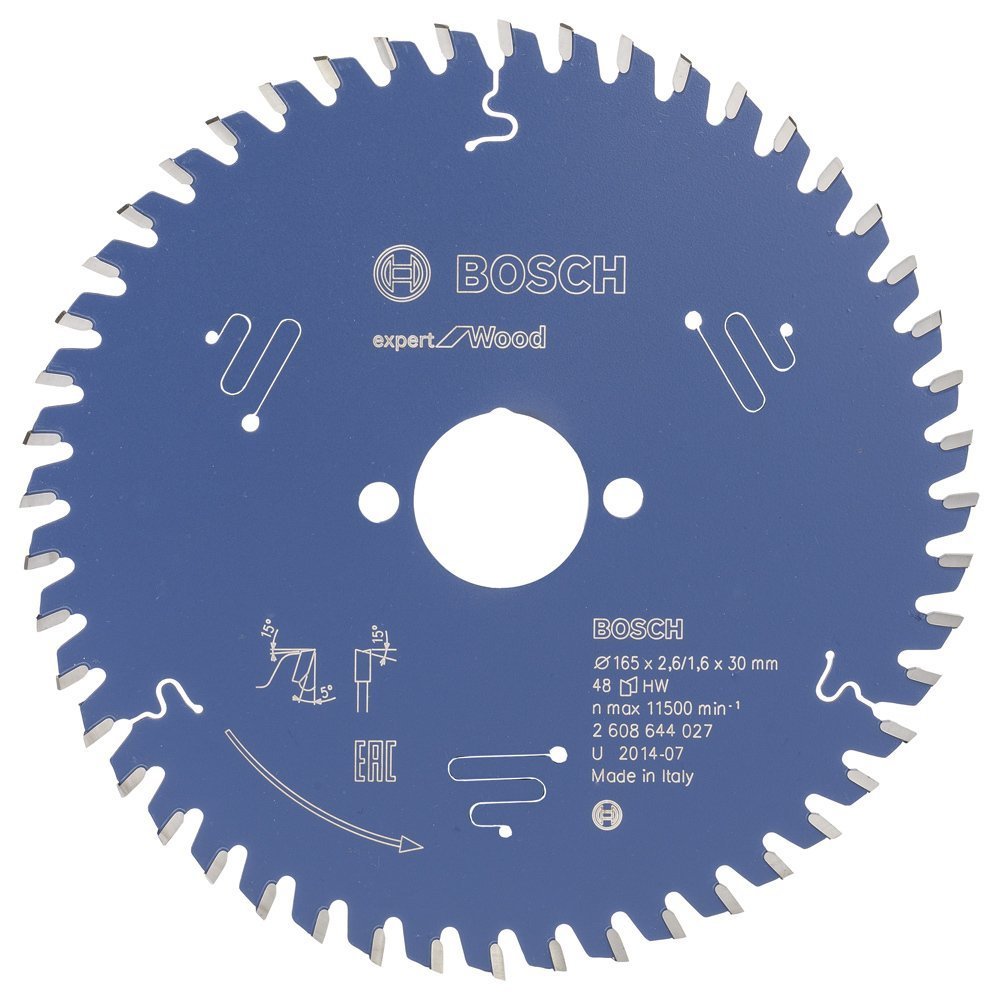Bosch Expert for Wood 165x30 mm 48 Diş