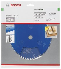 Bosch Expert for Wood 165x30 mm 48 Diş