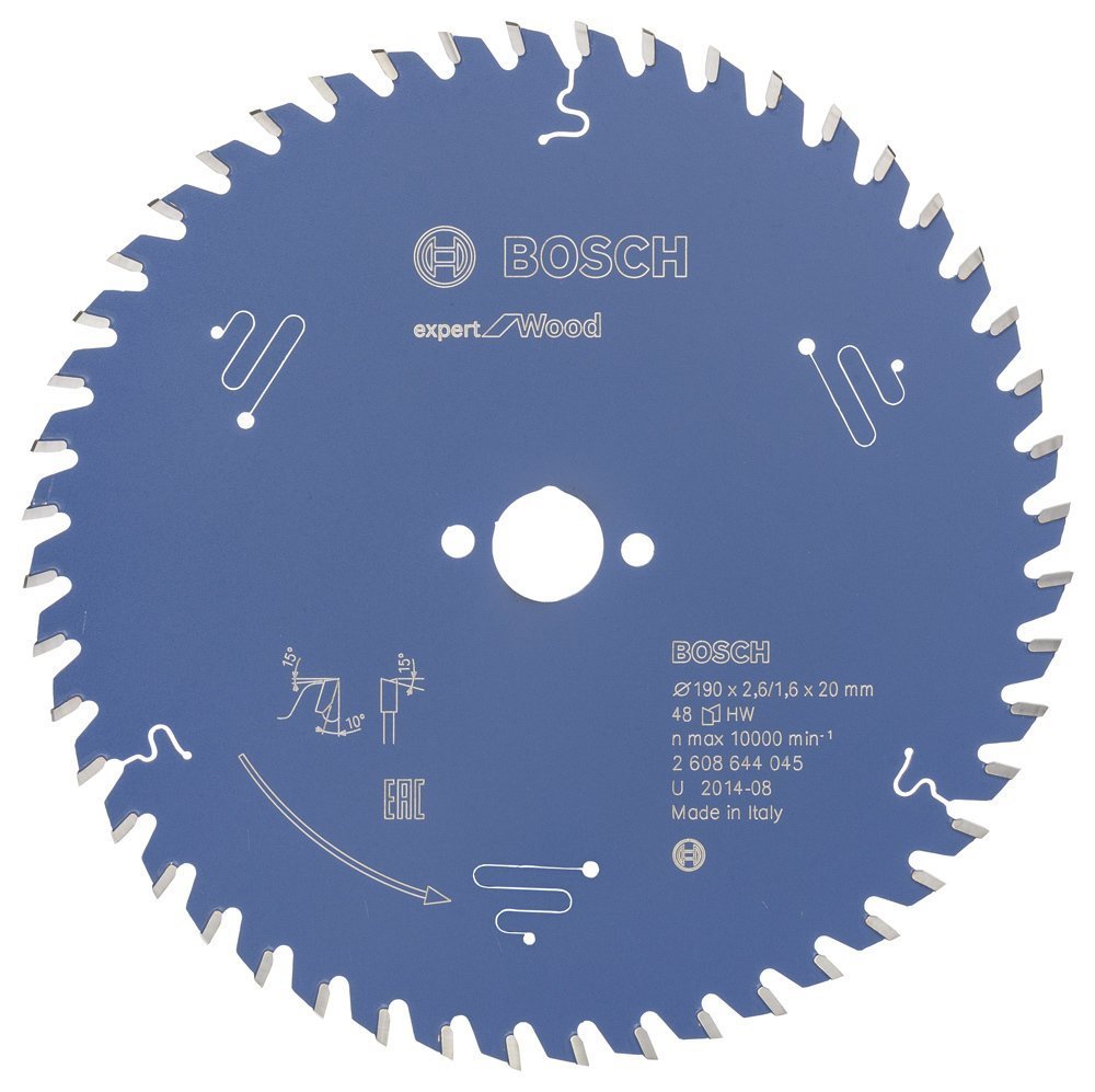 Bosch Expert for Wood 190x20 mm 48 Diş