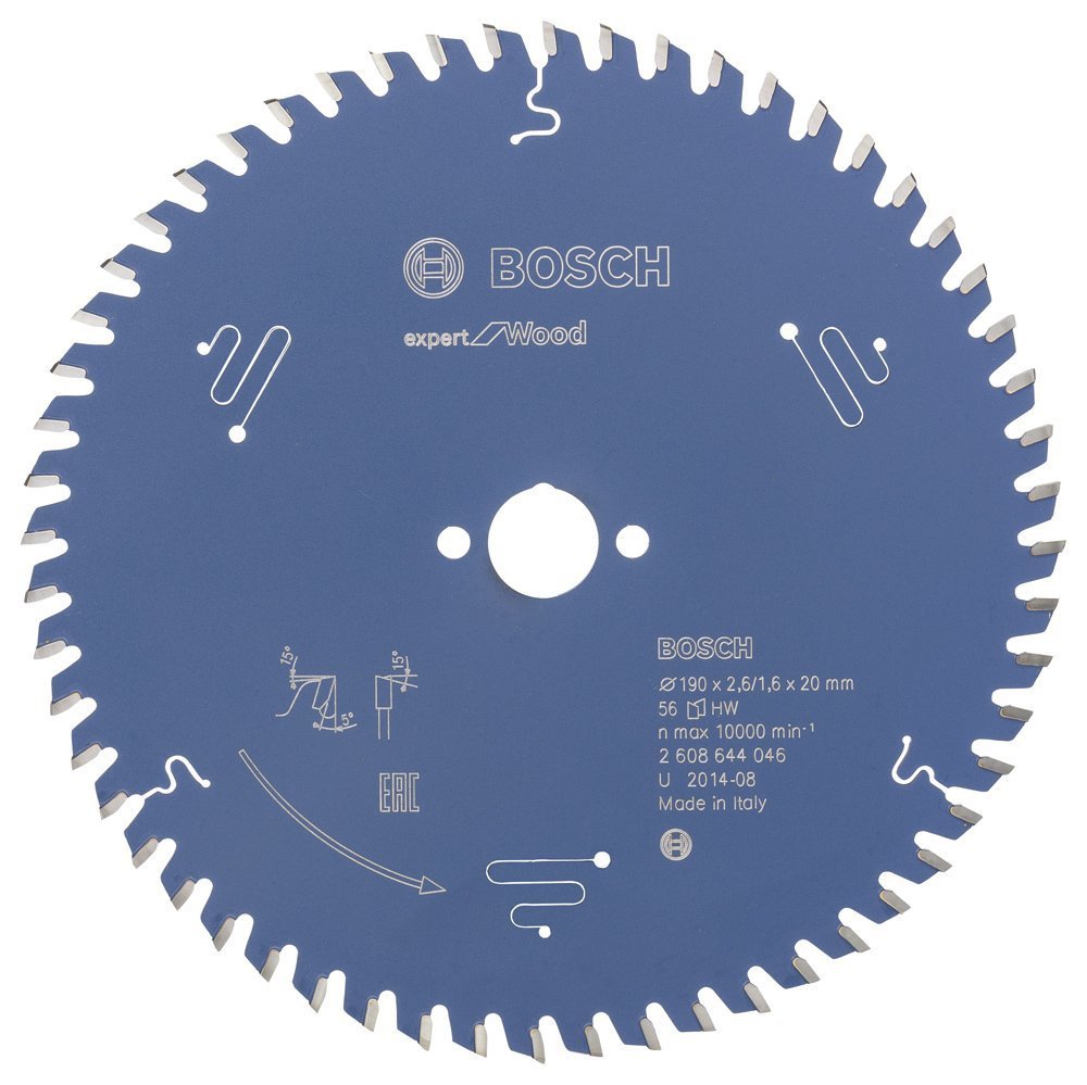 Bosch Expert for Wood 190x20 mm 56 Diş