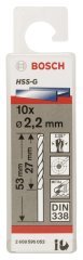 Bosch HSS-G 2,2*53 mm 10'lu Paket
