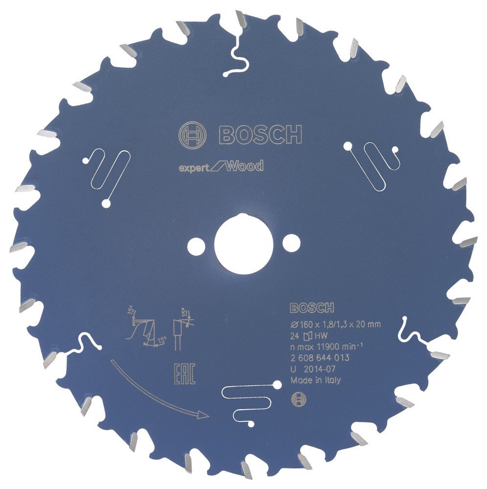 Bosch Expert for Wood 160x20 mm 24 Diş
