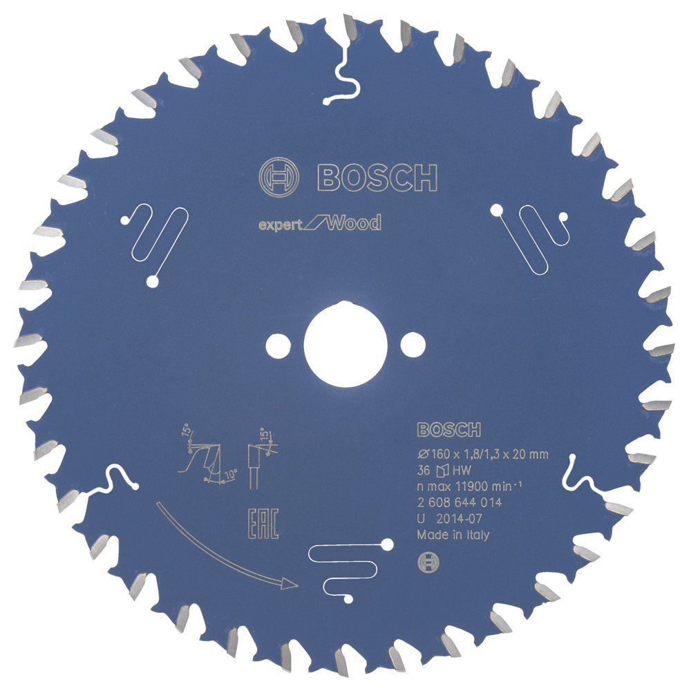 Bosch Expert for Wood 160x20 mm 36 Diş