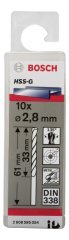 Bosch HSS-G 2,8*61 mm 10'lu Paket