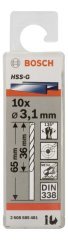 Bosch HSS-G 3,1*65 mm 10'lu Paket