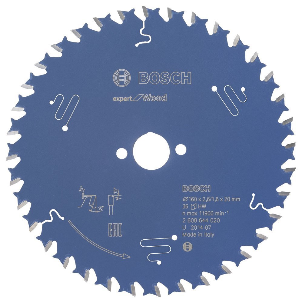 Bosch Expert for Wood 160x20 mm 36 Diş