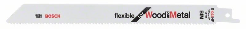Bosch S 1022 HF Flexible for Wood and Metal 100'li