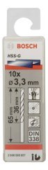 Bosch HSS-G 3,3*65 mm 10'lu Paket