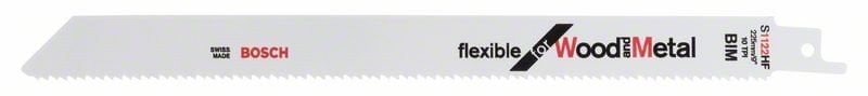 Bosch S 1122 HF Flexible for Wood and Metal 5'li