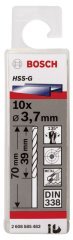 Bosch HSS-G 3,7*70 mm 10'lu Paket