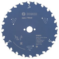 Bosch Expert for Wood 184x20 mm 24 Diş