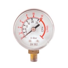 Yıldız Basınç Göstergesi 0-12 Bar Argon-CO2 Çıkış 59012-50