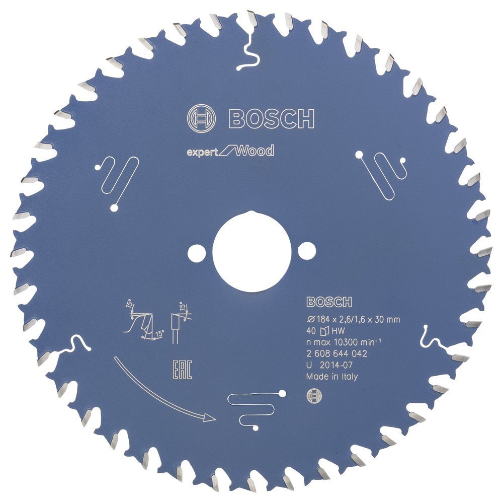 Bosch Expert for Wood 184x30 mm 40 Diş