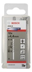 Bosch HSS-G 4,4*80 mm 10'lu Paket