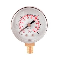 Yıldız Basınç Göstergesi 0-6 Oksijen Çıkış 51006-50